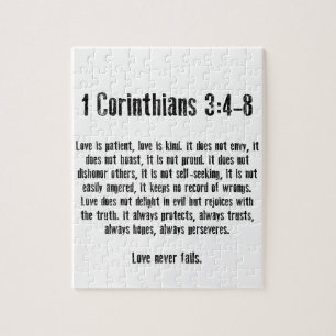 Liebe ist geduldig puzzle