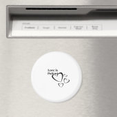 Liebe ist geduldig, ruhige Ästhetik Magnet (In Situ (Geschirrspüler))
