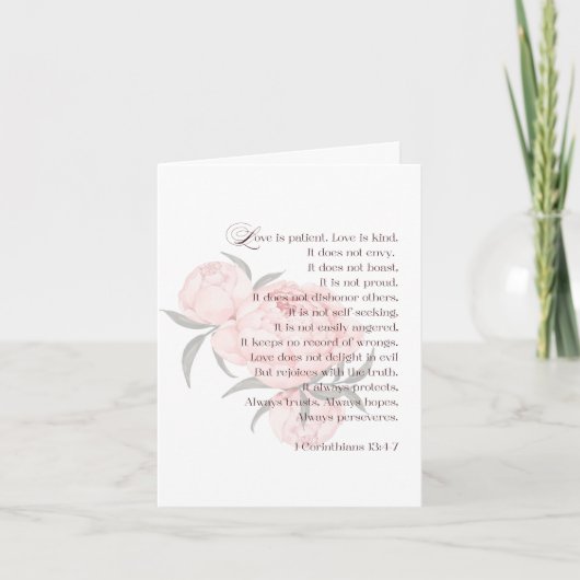 Liebe ist geduldig - Save the Date Einladung (Vorderseite)