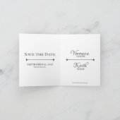 Liebe ist geduldig - Save the Date Einladung (Innenseite)