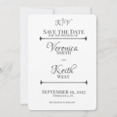 Liebe ist geduldig - Save the Date Einladung (Rückseite)