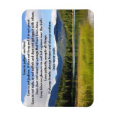 Liebe ist geduldig: versteckter See Magnet (Vertikal)