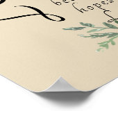 Liebe ist geduldige Liebe ist freundliches Poster (Ecke)