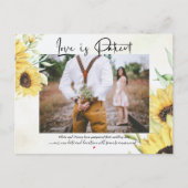 Liebe ist Gelbblüten der Patientin Postkarte (Vorderseite)