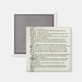 Liebe ist genug, 1897 magnet (Vorderseite/Rückseite)