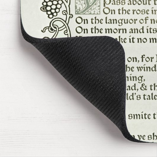 Liebe ist genug, 1897 mousepad (Ecke)