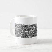 Liebe ist genug Grenze (von William Morris) Kaffeetasse (Vorderseite Links)
