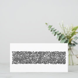 Liebe ist genug Grenze (von William Morris) Karte