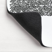 Liebe ist genug Grenze (von William Morris) Mousepad (Ecke)