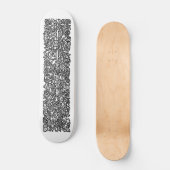 Liebe ist genug Grenze (von William Morris) Skateboard (Vorderseite)