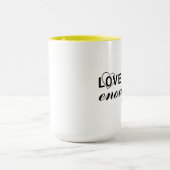 Liebe ist genug Single-Side Combo Tasse Design (Zentrum)