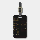 Liebe ist gepäckanhänger (Vorderseite vertikal)