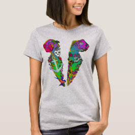 Liebe ist Gift Tattoo Tux Camouflage T - Shirt
