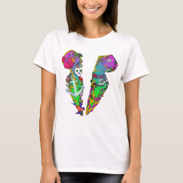Liebe ist Gift Tattoo Tux Graphic Crop Oben T-Shirt