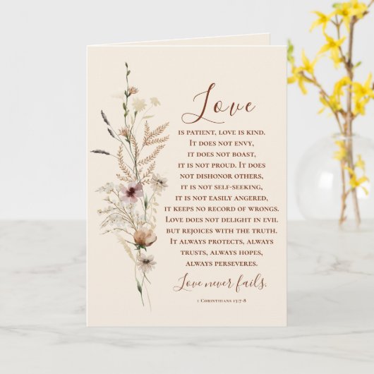 Liebe ist Glückwunsch zur Hochzeit der Patientin Karte (Gelbe Blume)