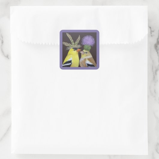 Liebe ist Goldene Aufkleber (Tasche)