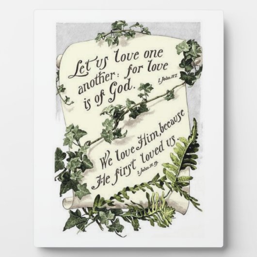 Liebe ist Gott Fotoplatte (Vorderseite)