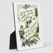 Liebe ist Gott Fotoplatte (Seite)