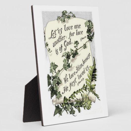 Liebe ist Gott Fotoplatte (Seite)