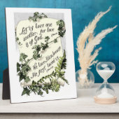 Liebe ist Gott Fotoplatte (Seite)