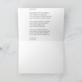 Liebe ist Gott II Karte (Innenseite)