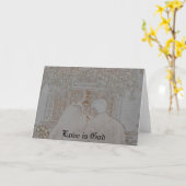 Liebe ist Gott II Karte (Gelbe Blume)