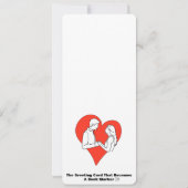 Liebe ist grenzenlos einladung (Rückseite)