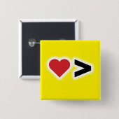 Liebe ist größer button (Vorne & Hinten)