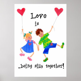 "Liebe ist..." Großes Poster