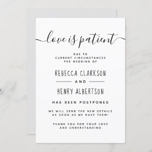 Liebe ist handschriftliche Hochzeit Einladung