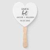 Liebe ist heiß fächer (Rückseite)