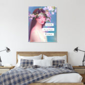Liebe ist Ihr wahres Wesen | Fairy Like Angelic Leinwanddruck (Insitu (Schlafzimmer))