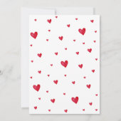 Liebe ist im Air Bird Brautparty Einladung (Rückseite)