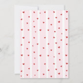 Liebe ist im Air Bow Brautparty Valentine Einladung (Rückseite)