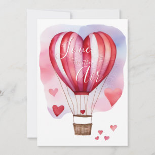 Liebe ist im Air Brautparty Einladung