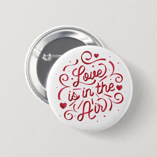 Liebe ist im Air Button Pinback (Vorne & Hinten)