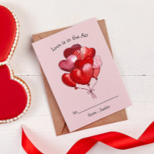 Liebe ist im Air Heart Balloon KIDS Valentine's