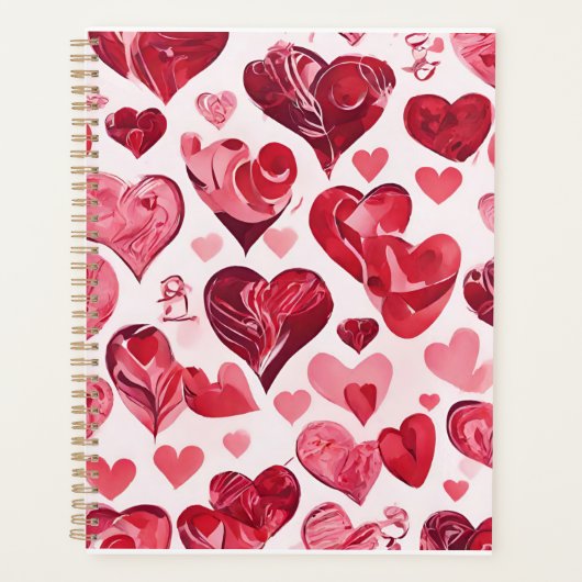 Liebe ist im Air-heart-Design Planer (Vorderseite)