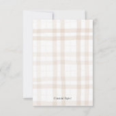 Liebe ist im Anflug Antwortkarte RSVP Karte (Rückseite)