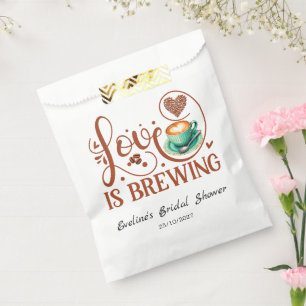 Liebe ist im Anflug Brautparty Romantisches Herz Geschenktütchen