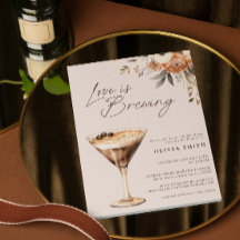 Liebe ist im Anflug Espresso Martini Brautparty