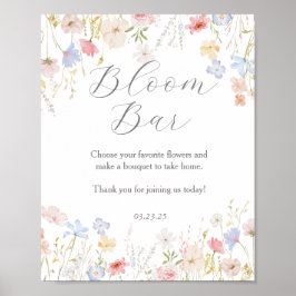 Liebe ist im Bar von Bloom Poster