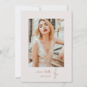 Liebe ist im blühenden Brautparty der modernen Wil Einladung (Rückseite)