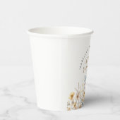 Liebe ist im blühenden Brautparty der modernen Wil Pappbecher (Rechts)