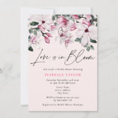 Liebe ist im blühenden Frühling Blumenkohl Brautpa Einladung (Vorderseite)