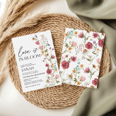 Liebe ist im Blut | Brautdusche Einladung