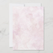 Liebe ist im Blut | Farbige Wildblume Frühjahr Einladung (Rückseite)