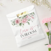 Liebe ist im blutrosa Rosenblütenblüten Brautparty Geschenktütchen (Versiegelt)
