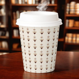 Liebe ist im Brau Espresso Martini Junggesellinnen Pappbecher