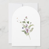 Liebe ist im Brautparty-Arch-Einladung Einladung (Rückseite)